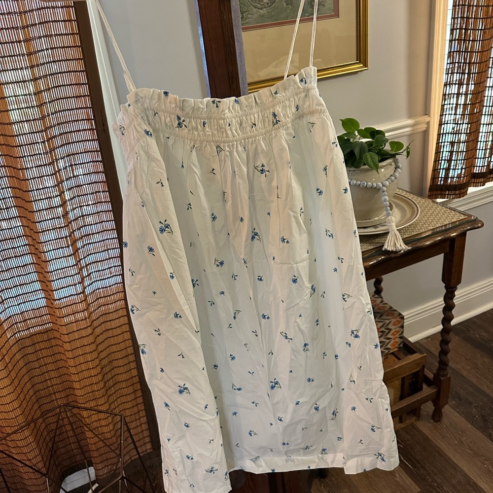 H&M White and Blue Chemise Intimates - Picture 8 of 14